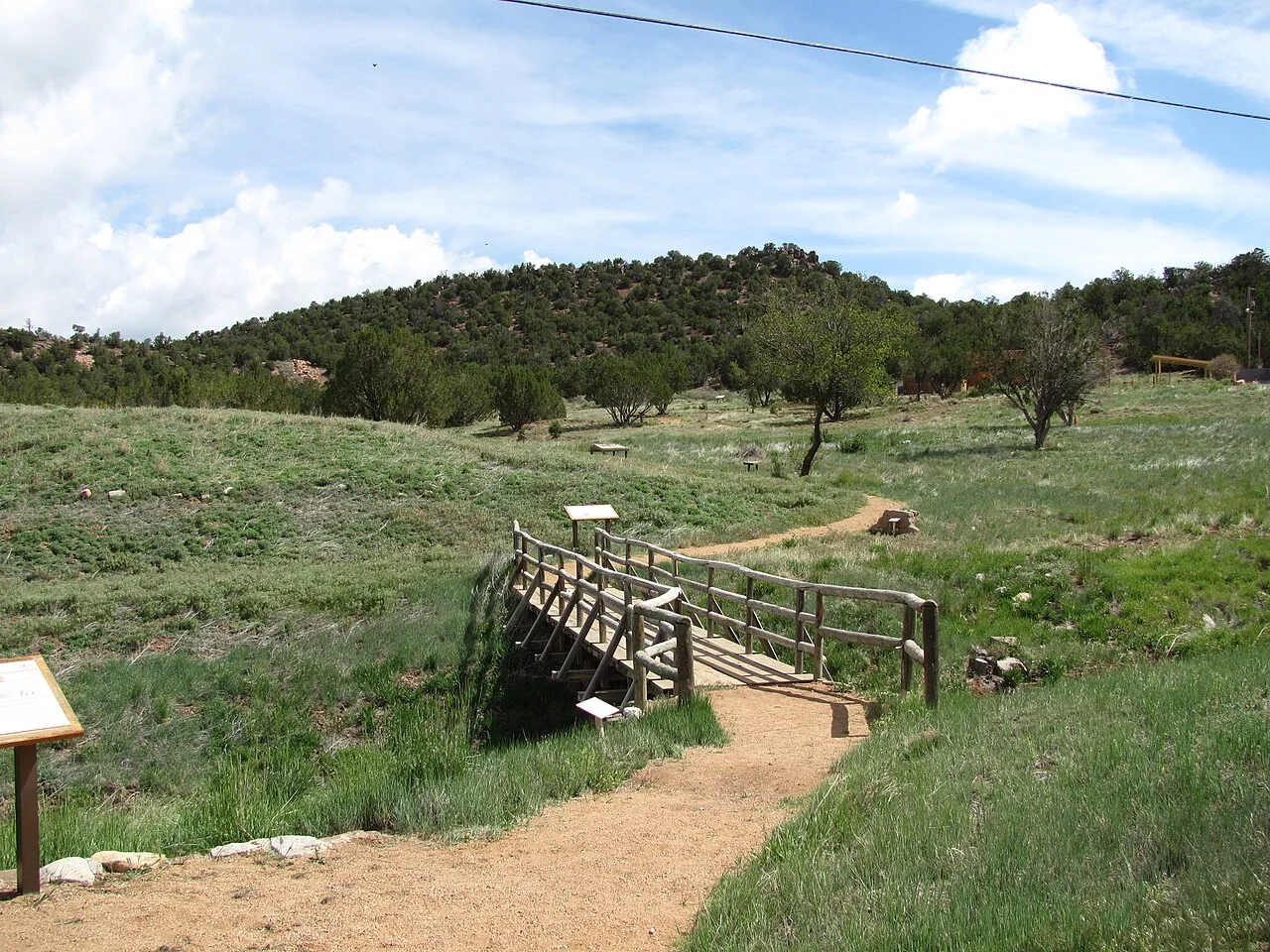 The Tijeras Pueblo archaeological site in Tijeras, New Mexico