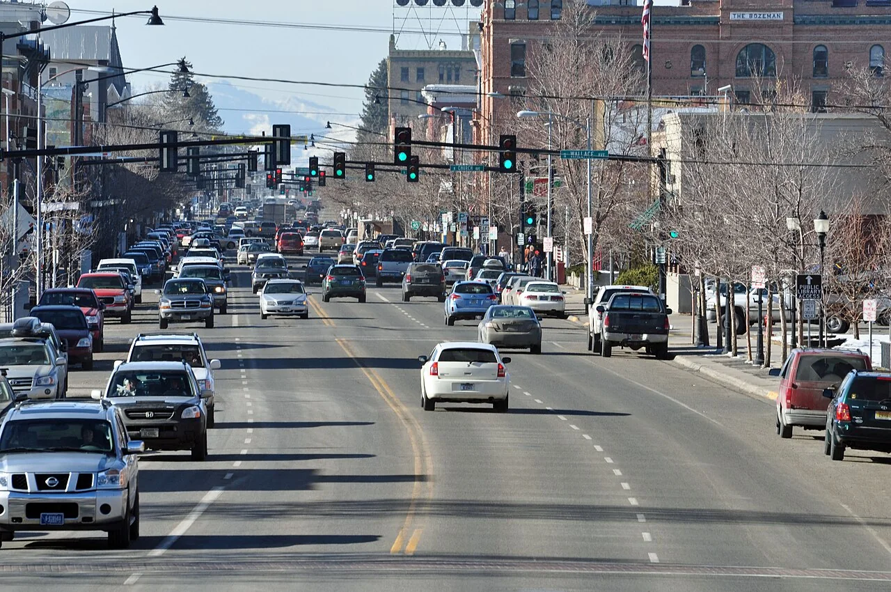 Main Street in downtown Bozeman, Montana