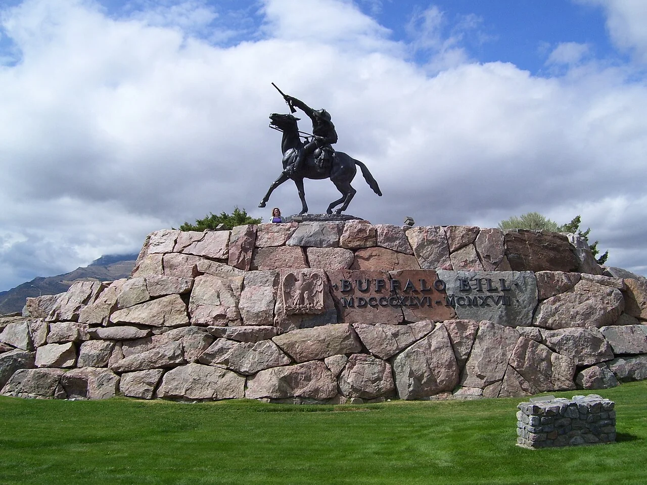 The Scout monument in Cody, Wyoming