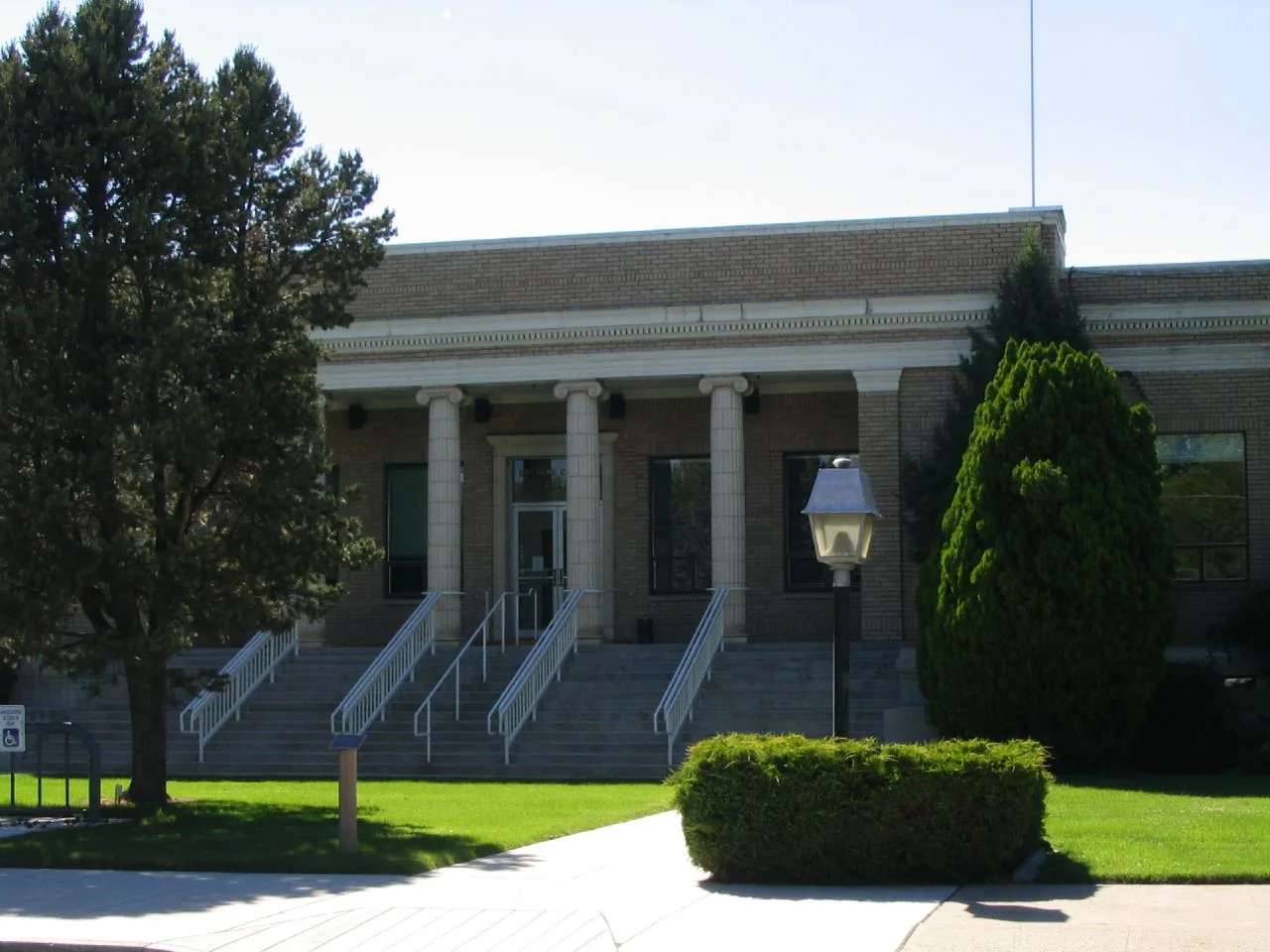 The Douglas County Courthouse in neighboring Minden, Nevada