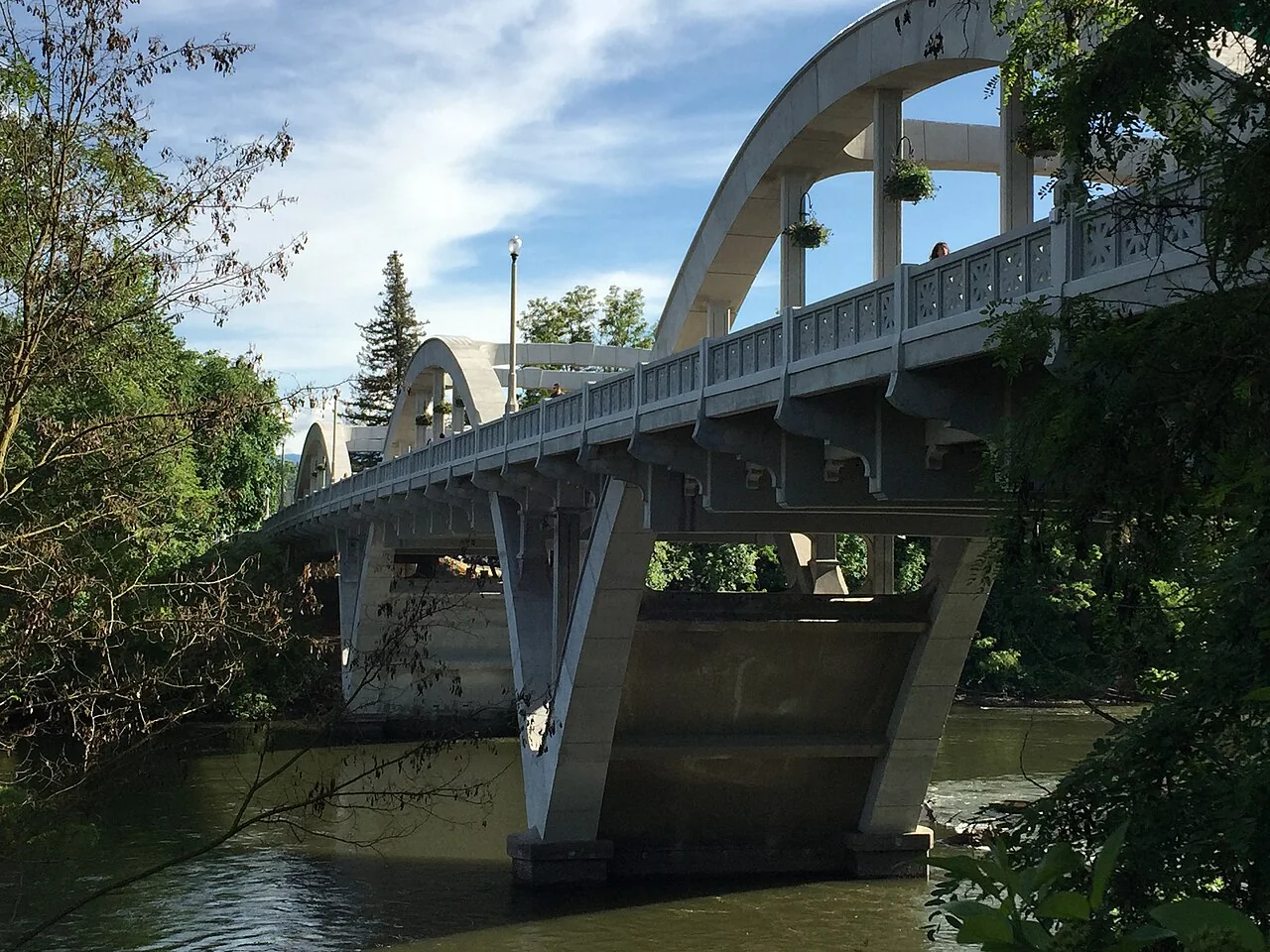 Caveman Bridge across the Rogue River in Grants Pass