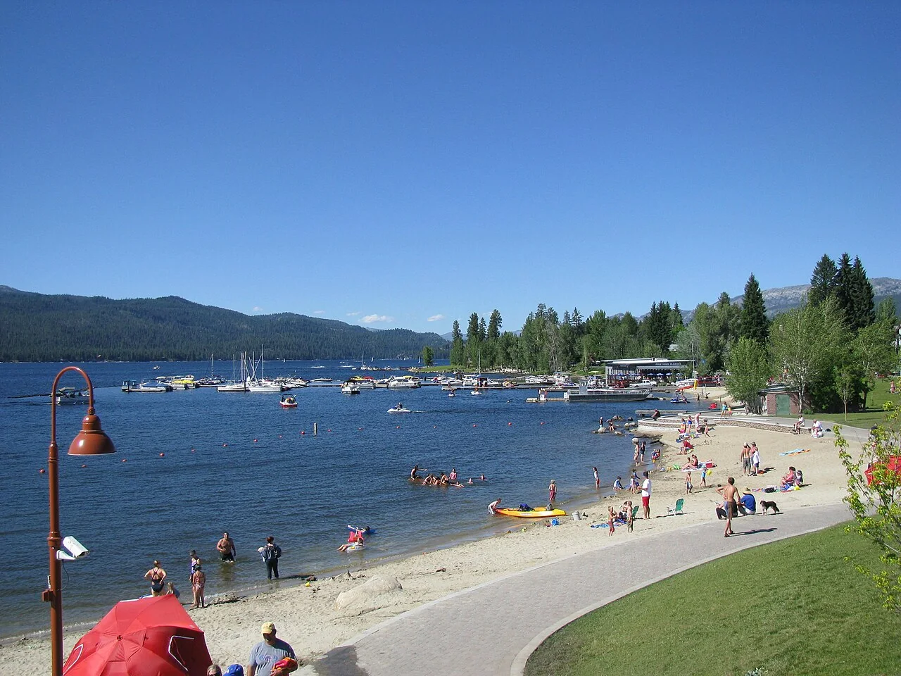 The waterfront at McCall on Payette Lake