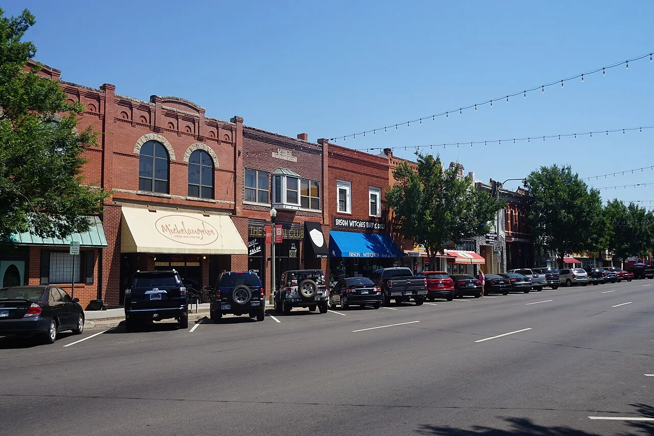 East Main Street in downtown Norman, Oklahoma