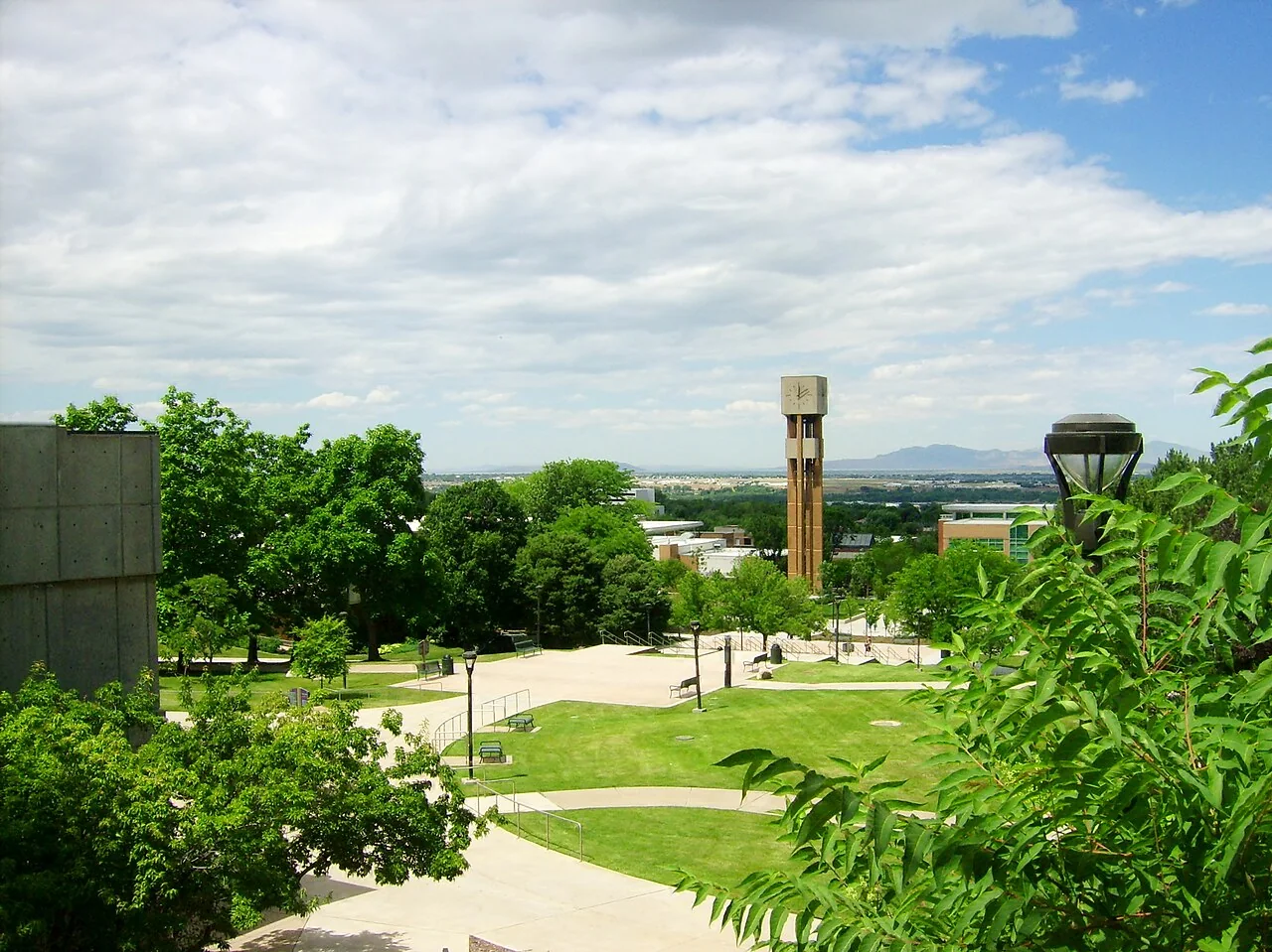 Weber State University's campus in Ogden