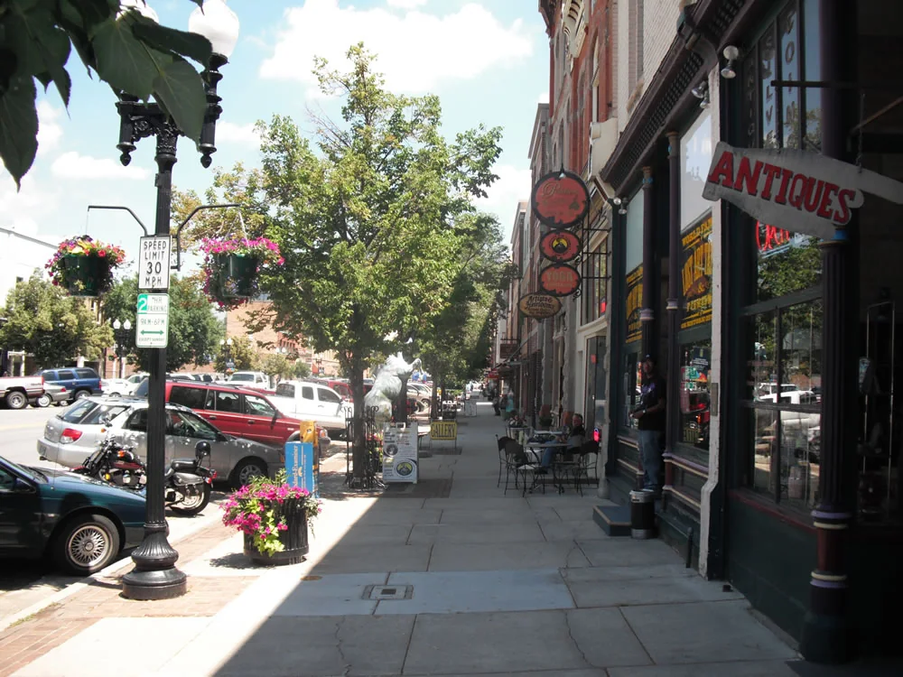 Historic 25th Street in Ogden, Utah