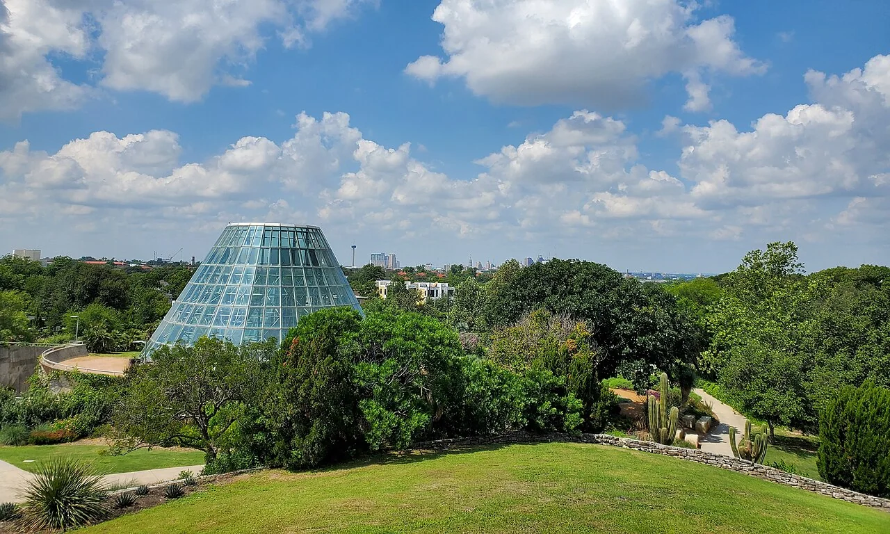 San Antonio viewed from the Botanical Garden overlook