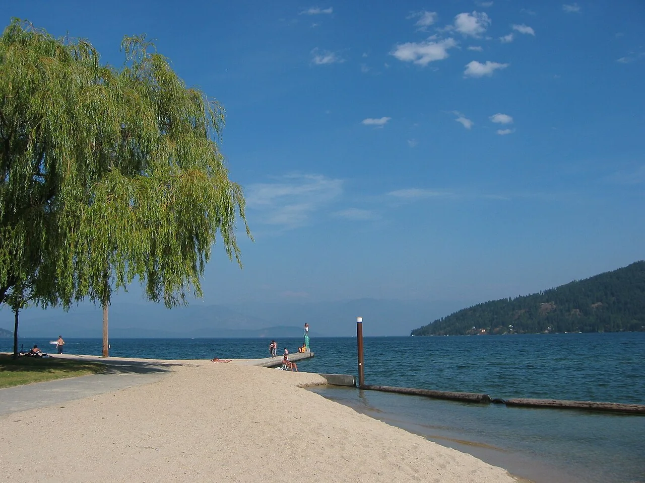 City Beach on Lake Pend Oreille in Sandpoint