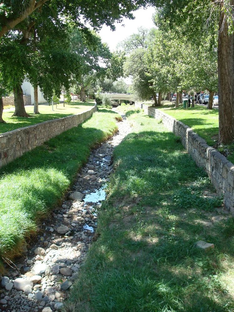 The Santa Fe River, photographed in August 2007
