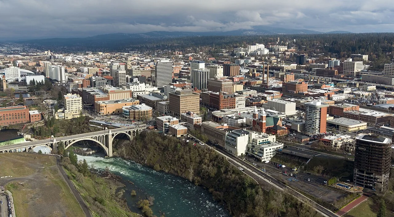 Downtown Spokane and the Spokane River corridor